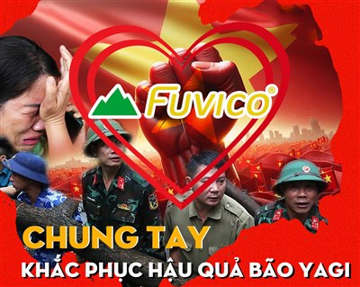 FUVICO (Đại Phúc Vinh CNC) chung tay khắc phục hậu quả bão Yagi