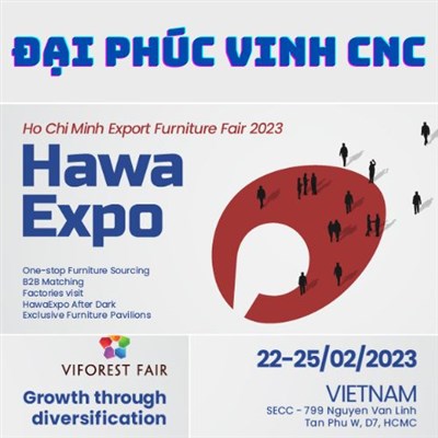 Thông báo triển lãm Xuất Khẩu Đồ Gỗ & Nội thất Hawa Expo 2023