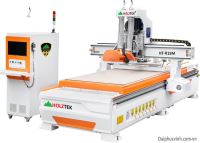MÁY PHAY CNC NESTING 1 ĐẦU THAY DAO + TRỤC CƯA KÉP | HT-R1SM 4686