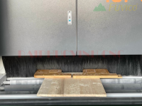 Máy phun cát chà nhám sơn lót 2 trục nhám chổi 2691