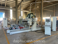 MÁY PHAY CNC 4 TRỤC 16 DAO KẸP XOAY 180 ĐỘ  làm mộng âm dương 4310