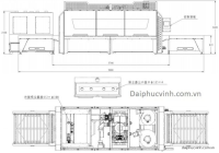 Máy phun cát chà nhám sơn lót 2 trục nhám chổi 2553