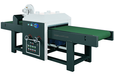 Dây chuyền sơn UV bóng cứng kết hợp băng tải vệ sinh bề mặt ván 307