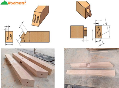 Máy Làm Mộng Âm Dương CNC 4 Trục 16 Dao Kẹp Xoay 90 Độ Lật Mặt Phôi 425