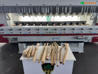 MÁY PHAY CNC 5 TRỤC 12 ĐẦU 48 DAO (kẹp chống tâm) WOODMASTER 4852