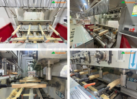 MÁY PHAY CNC 4 TRỤC 16 DAO KẸP XOAY 360 ĐỘ GIA CÔNG CHÂN BÀN GHẾ 6823