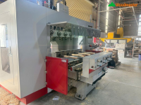 MÁY PHAY CNC 4 TRỤC 16 DAO KẸP XOAY 360 ĐỘ GIA CÔNG CHÂN BÀN GHẾ 6827