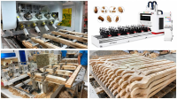 Ưu Điểm Vượt Trội của Máy Phay Khoan CNC 4 Trục 16 Dao Kẹp Lật Woodmaster 7104