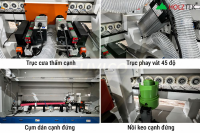 Tối Ưu Hóa Thẩm Mỹ: Máy Dán Cạnh Acrylic LINE 900K Không Tì Vết 7117