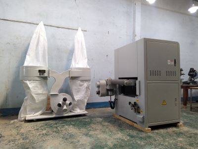 Máy nhám thùng 610mm 2 trục cũ 748