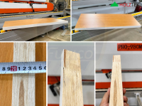 Máy dán cạnh tự động cao tốc 2 nồi keo PUR hai màu option đè phôi dạng dây belt PRO-980MHB Holztek 7557