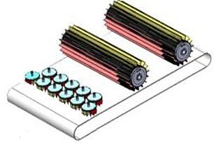 MÁY CHÀ NHÁM CHỔI 4 HÀNG TRỤC 1300MM WM-1300-P2C2 843