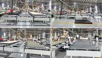 Máy CNC Nesting 3 Máy Holztek: Giải Pháp Cấp Phôi In Tem Tự Động 8606