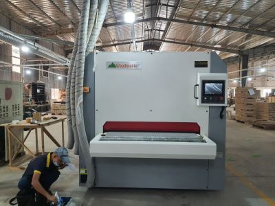 MÁY CHÀ NHÁM CHỔI THÙNG 7 TRỤC 1300MM 862