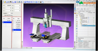 MÁY GIA CÔNG CNC TRUNG TÂM 3D 5 TRỤC 2 BÀN 4 DAO TẢI NẶNG WOODMASTER 8676