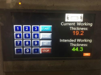 Máy nhám thùng 6 tấc 2 trục ( cảm ứng ) 925