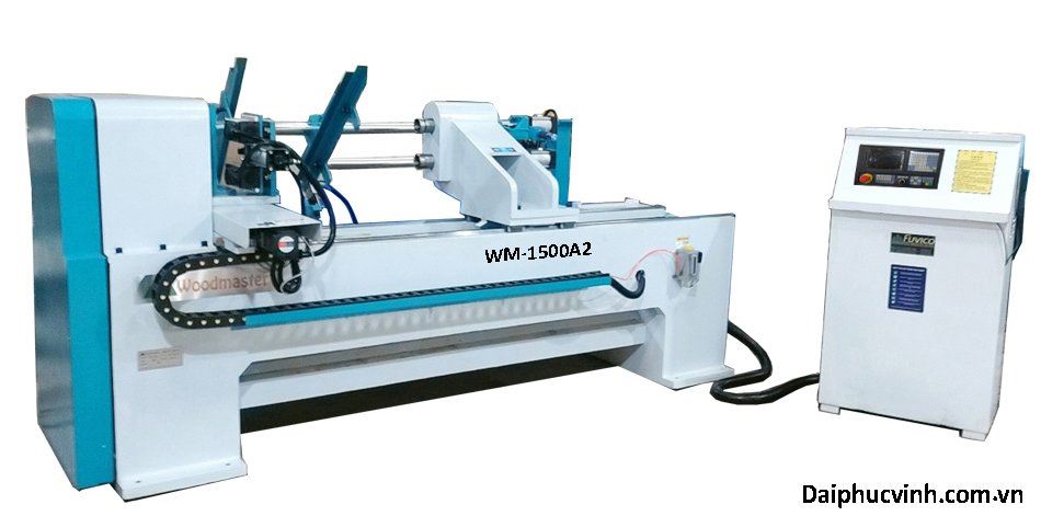 Máy tiện gỗ CNC 2 trục nạp phôi tự động WM-1500A2