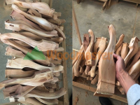 MÁY PHAY CNC 4 TRỤC 16 DAO KẸP XOAY 360 ĐỘ GIA CÔNG CHÂN BÀN GHẾ 3060