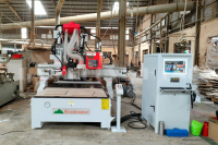 MÁY CNC TRUNG TÂM 2.5D FULL OPTION ( Phay Router - khoan 5 mặt + cưa xoay đa hướng ) 2492