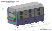 Hệ thống băng tải nạp hồi máy chà nhám thùng Fuvico 1557