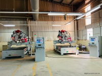 MÁY CNC TRUNG TÂM 2.5D FULL OPTION ( Phay Router - khoan 5 mặt + cưa xoay đa hướng ) 2177