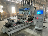 MÁY PHAY CNC 4 TRỤC 16 DAO KẸP XOAY 180 ĐỘ  làm mộng âm dương 4434