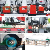 MÁY BÀO 4 MẶT 5 DAO CAO TỐC ( bàn xọc rãnh ) WOODMASTER 2996