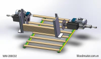 MÁY CẮT KHOAN 2 ĐẦU NẠP PHÔI TỰ ĐỘNG WM-200CD2  4702