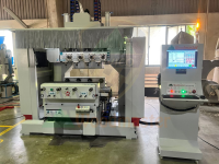 MÁY PHAY CNC 4 TRỤC 16 DAO KẸP XOAY 360 ĐỘ GIA CÔNG CHÂN BÀN GHẾ 4053