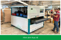 MÁY CHÀ NHÁM CHỔI THÙNG 6 TRỤC 1300MM 4093