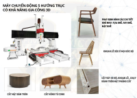 MÁY PHAY CNC 3D 5 TRỤC TẢI NẶNG THAY DAO TỰ ĐỘNG 4337