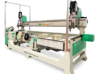 Máy CNC 3D 4 Axis 2 2 bàn 2 trục dao cắt ván ép cong Plywood 3461