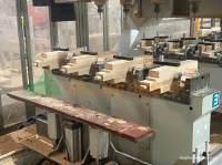 Máy Làm Mộng Âm Dương CNC 4 Trục 16 Dao Kẹp Xoay 90 Độ Lật Mặt Phôi 2870