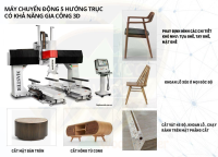 MÁY PHAY CNC 3D 5 TRỤC 2 BÀN TẢI NẶNG (4 trục dao) 4336