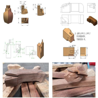 Máy làm mộng Âm Dương CNC 4 giàn 16 trục dao kẹp xoay 90 độ 5m 2970