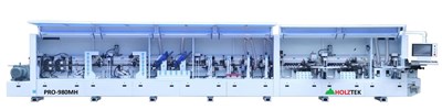 MÁY DÁN CẠNH TỰ ĐỘNG CAO TỐC 2 NỒI KEO PUR HAI MÀU ĐÈ PHÔI CON LĂN PRO-980MH