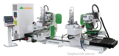 MÁY LÀM MỘNG ÂM DƯƠNG CNC 2 ĐẦU 4 TRỤC ( 2 dương + 2 âm )