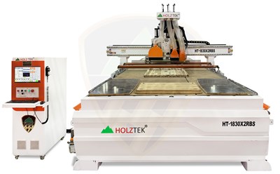 MÁY PHAY CNC ROUTER 3 TRỤC 2 BÀN LỚN HT-1830x2RBS